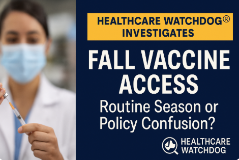 Fall Vaccine Access — Routine Season or Policy Confusion?